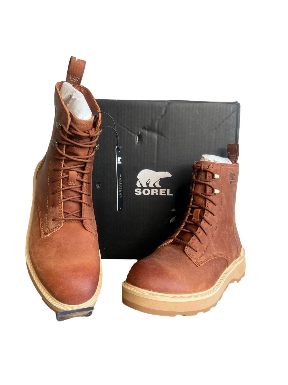 Sorel New Women’s Hi-Line Lace Waterproof Boot Size 8 #B1459